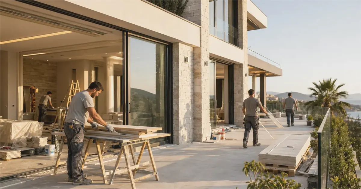 Karşıyaka Nergiz Mahallesi Villa Tadilatı