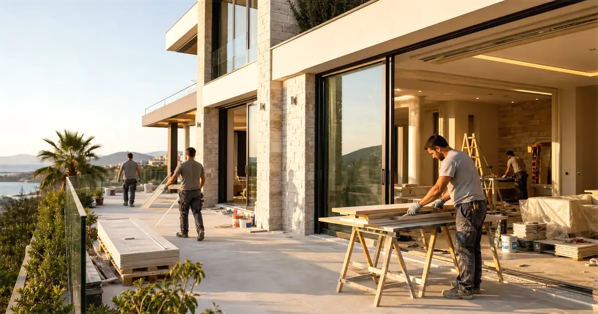 Karşıyaka Şemikler Mahallesi Villa Tadilatı
