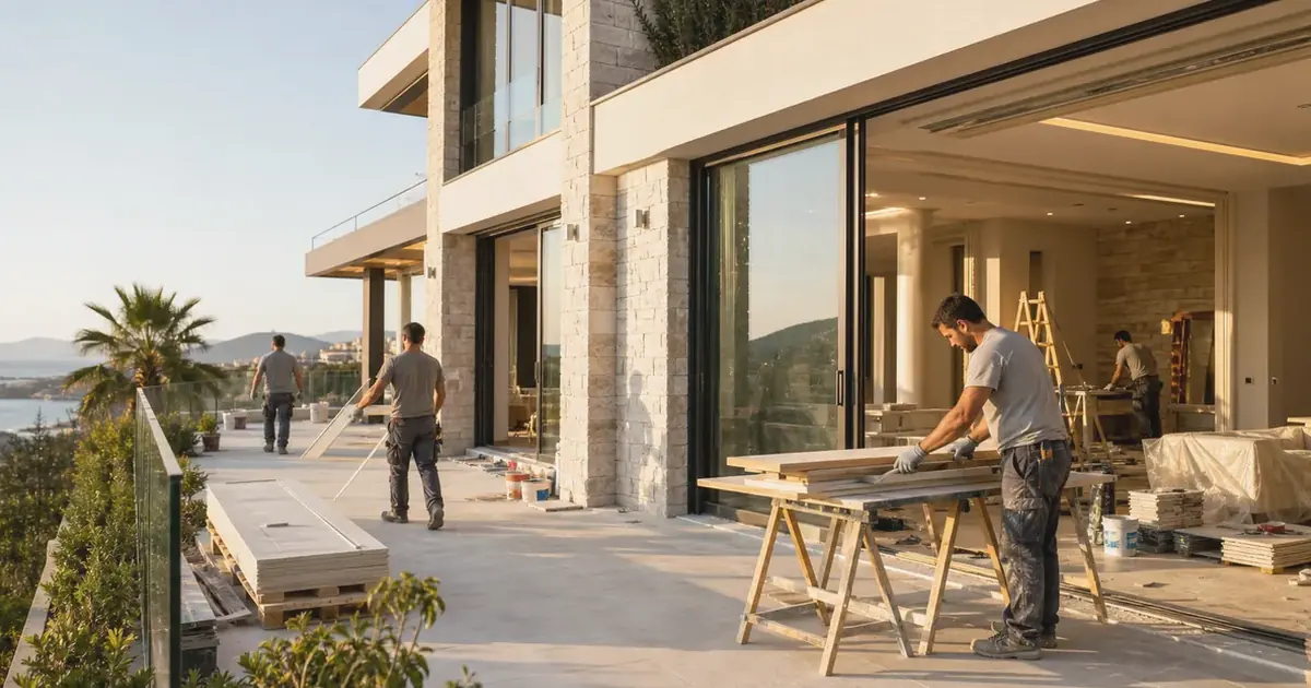 Narlıdere Çamlıkule Mahallesi Villa Tadilatı