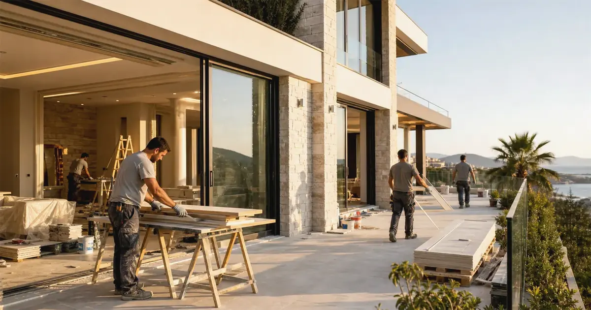 Narlıdere Karacaoğlan Mahallesi Villa Tadilatı