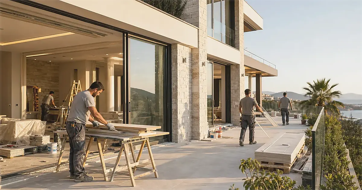 Narlıdere Mithatpaşa Mahallesi Villa Tadilatı