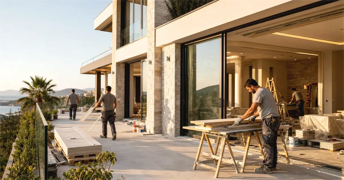 Ödemiş Birlik Mahallesi Villa Tadilatı