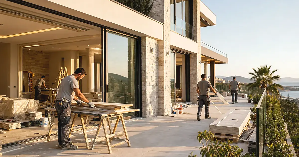Ödemiş Cumhuriyet Mahallesi Villa Tadilatı