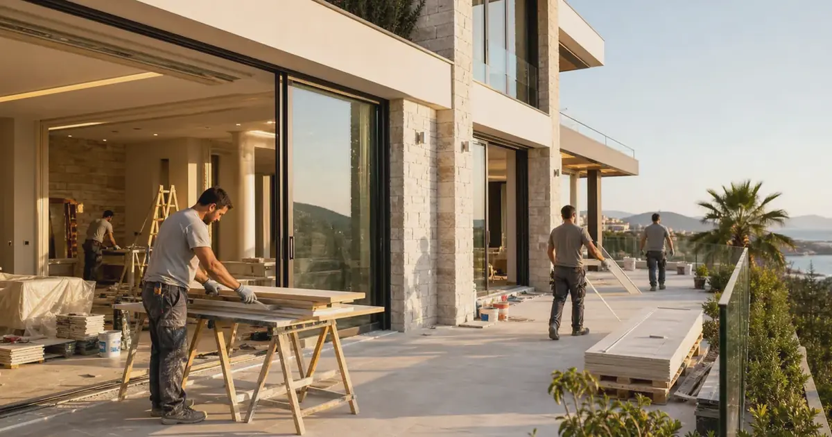 Ödemiş İsmet Mahallesi Villa Tadilatı