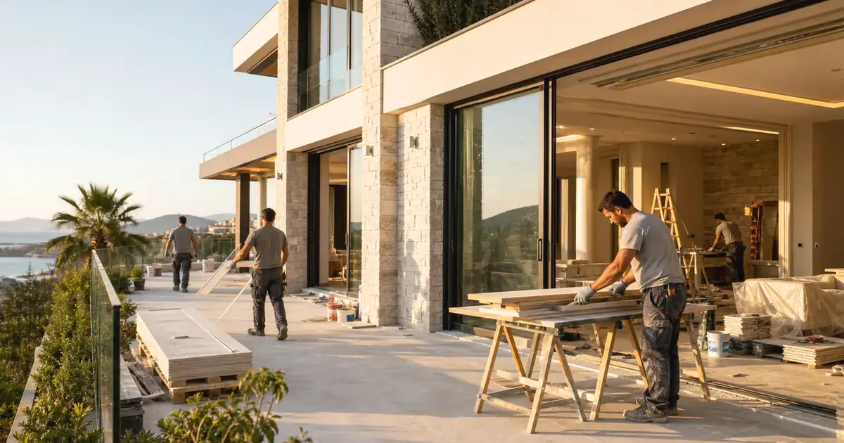 Ödemiş Zafer Mahallesi Villa Tadilatı