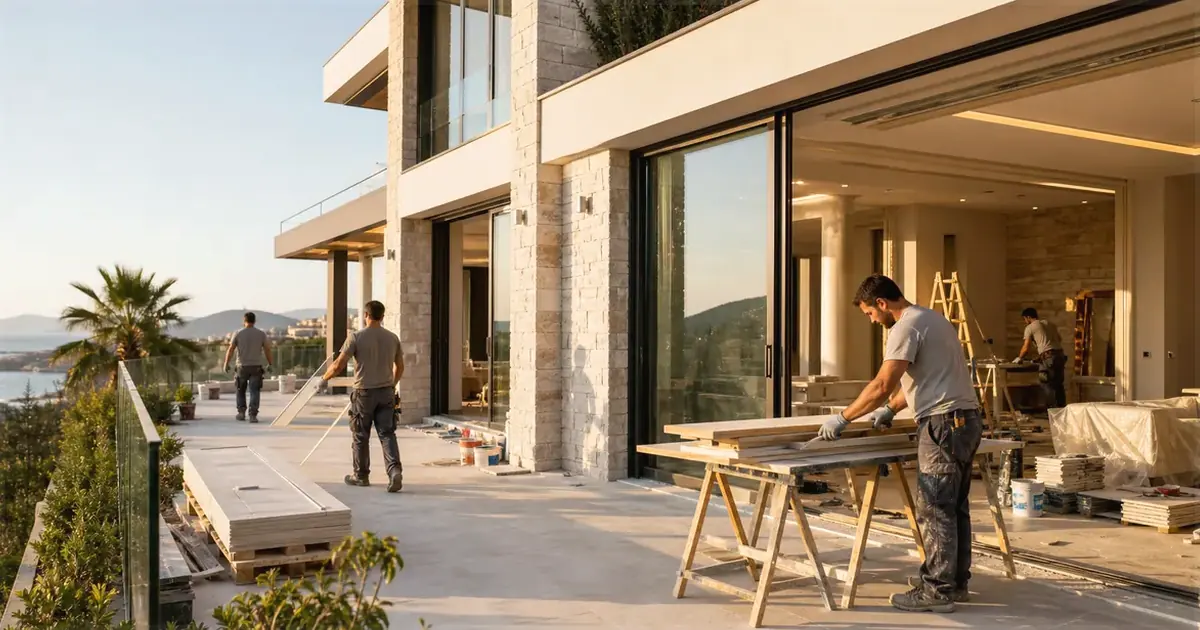Seferihisar Merkez Mahallesi Villa Tadilatı
