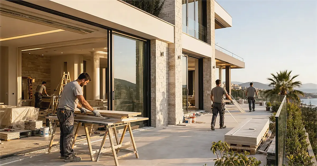 Tire Tepe Mahallesi Villa Tadilatı