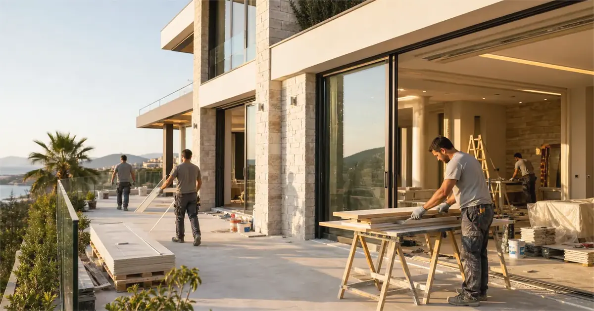 İzmir Urla M.Fevzi Çakmak Villa Tadilatı
