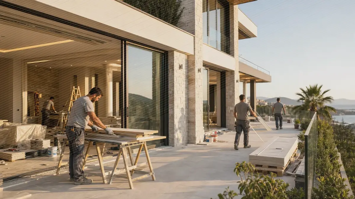 İzmir Aliağa Horozgedik Villa Tadilatı