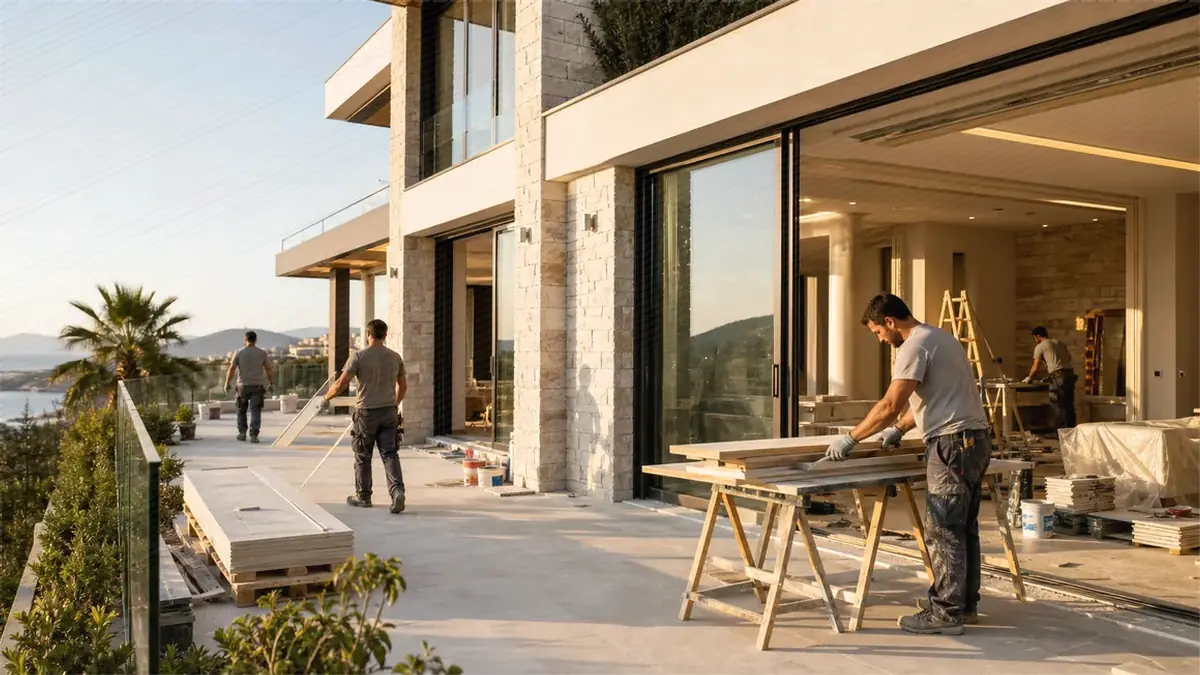 İzmir Balçova Bahçelerarası Villa Tadilatı