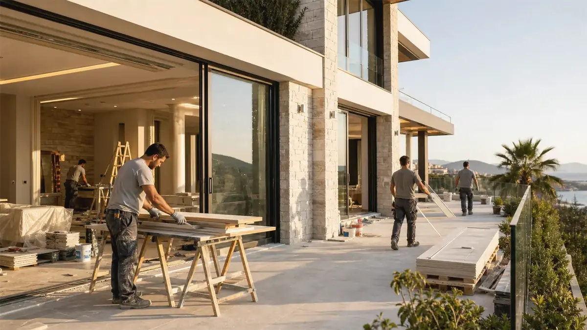 İzmir Balçova İnciraltı Villa Tadilatı