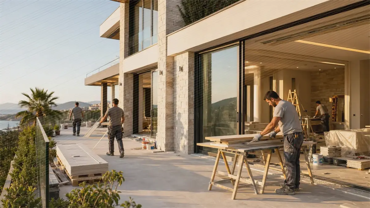 İzmir Bayraklı Doğançay Villa Tadilatı