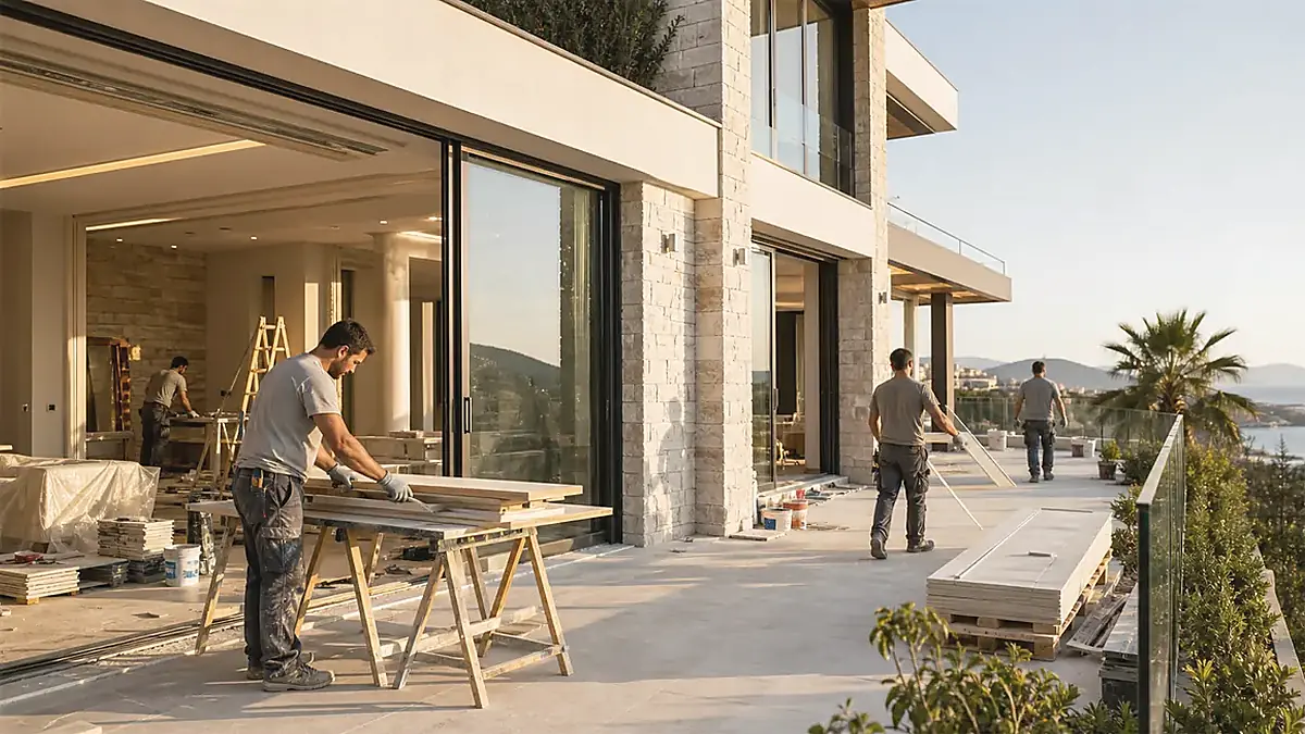 İzmir Bayraklı Villa Tadilatı