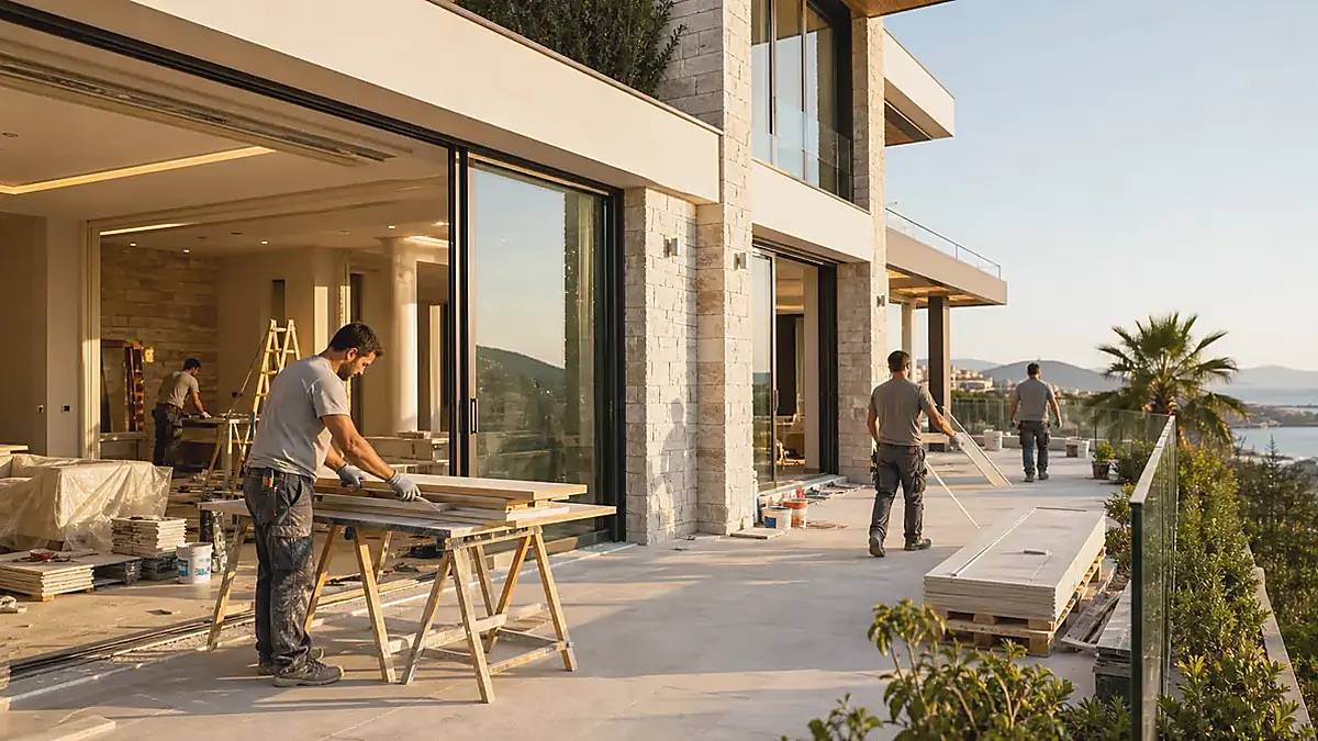 İzmir Bayraklı Mansuroğlu Villa Tadilatı