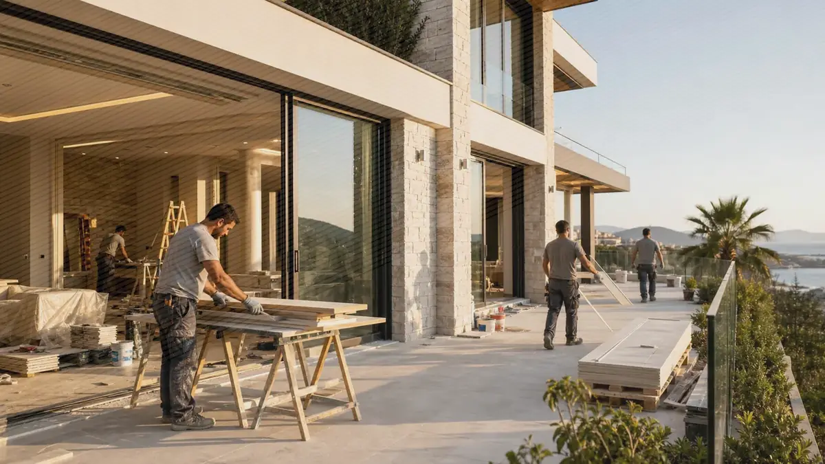 İzmir Bayraklı Muhittin Erener Villa Tadilatı