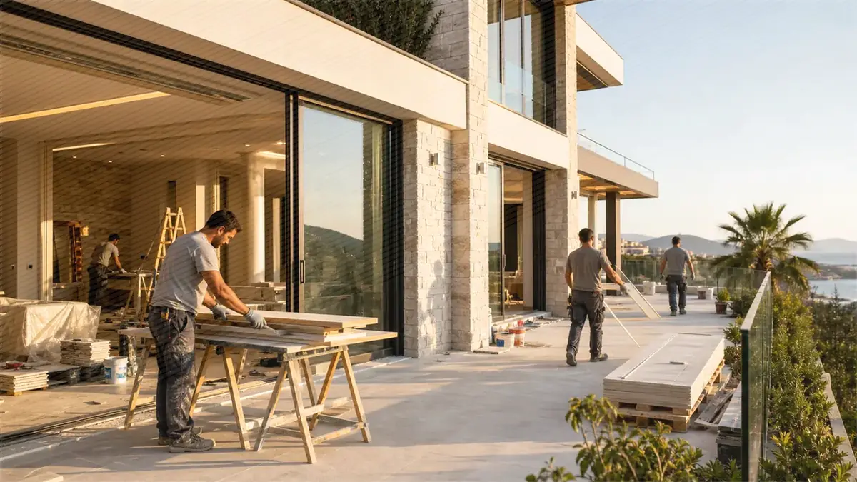 İzmir Bayraklı Org.Nafiz Gürman Villa Tadilatı