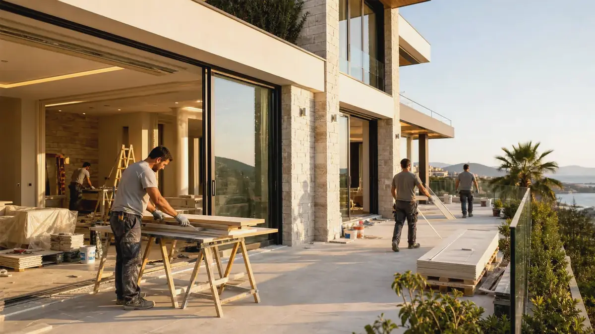 İzmir Bayraklı Refik Şeket İnce Villa Tadilatı