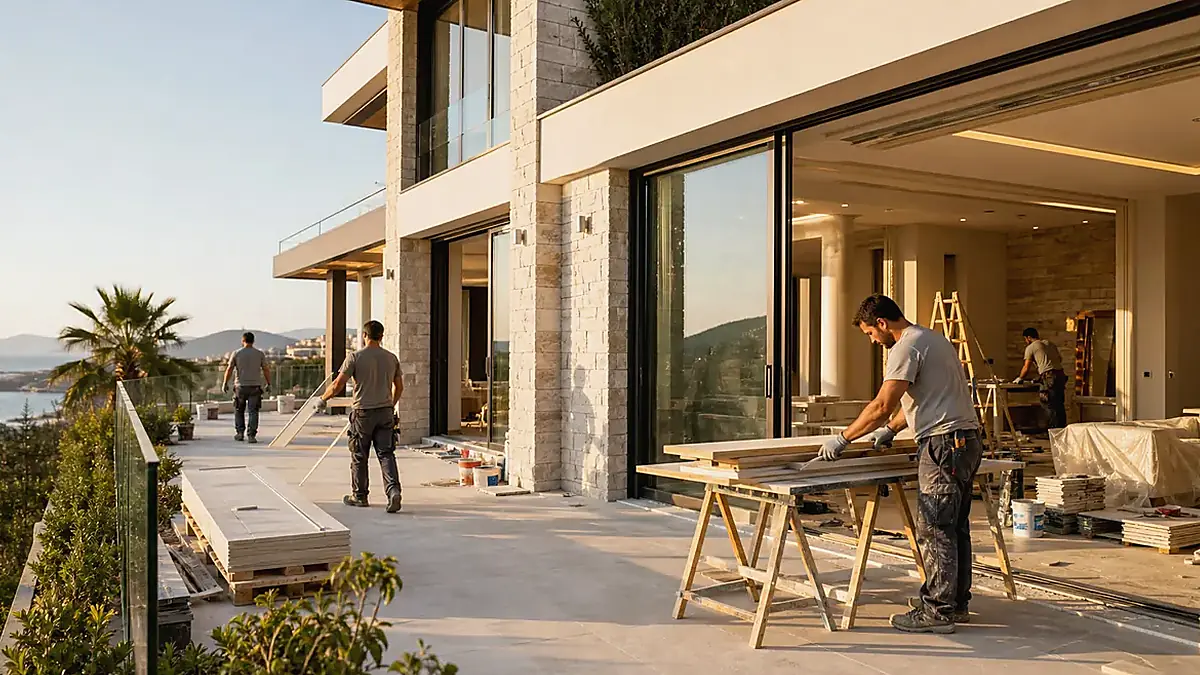 İzmir Bayraklı Soğukkuyu Villa Tadilatı