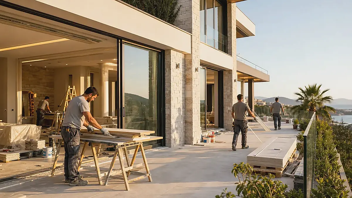İzmir Bayraklı Turan Villa Tadilatı