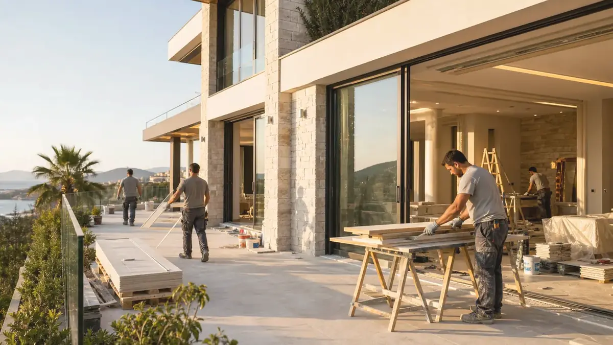 İzmir Kınık Ortaklar Villa Tadilatı