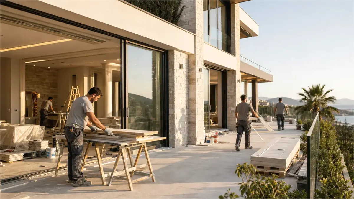İzmir Kınık Yayakent Villa Tadilatı
