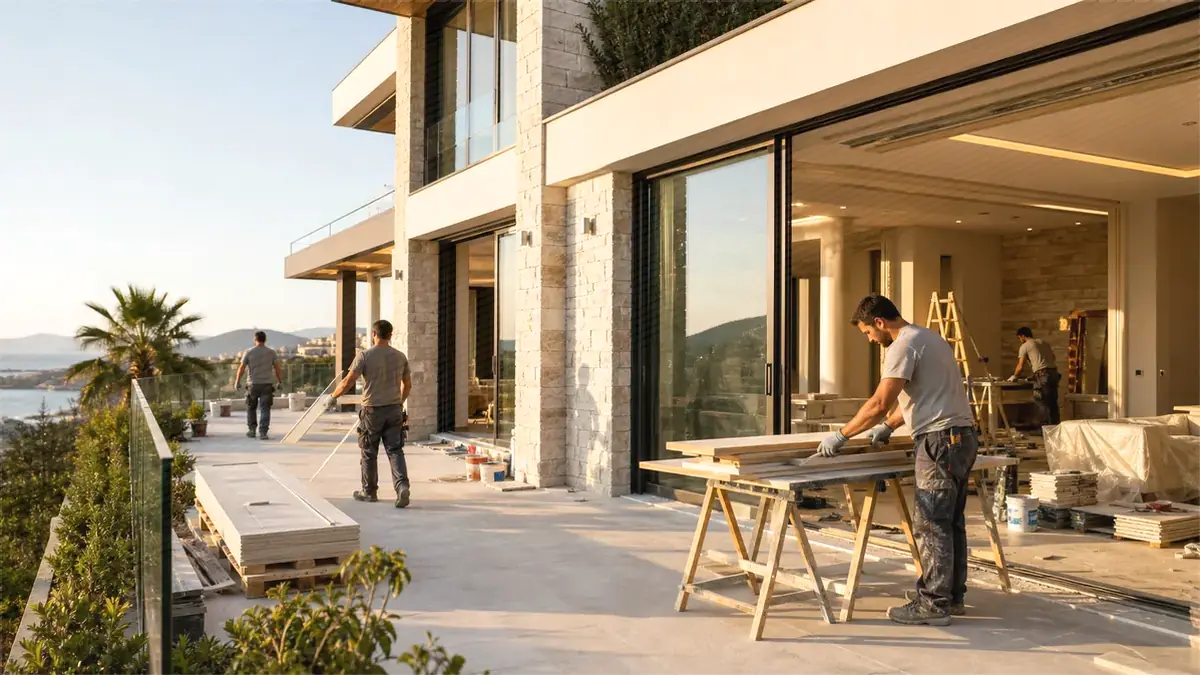 İzmir Kiraz Kavaklar Villa Tadilatı