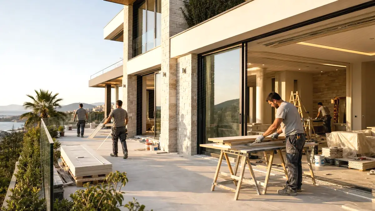 İzmir Konak Alsancak Villa Tadilatı
