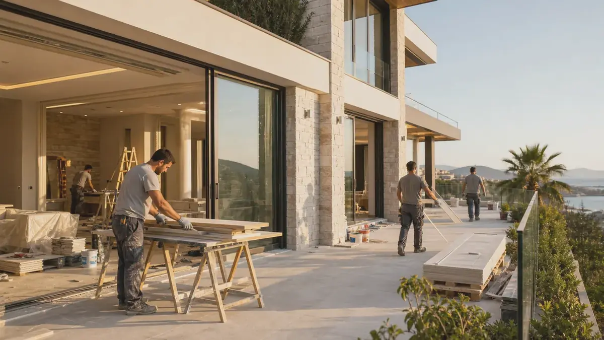İzmir Ödemiş Gazi Villa Tadilatı
