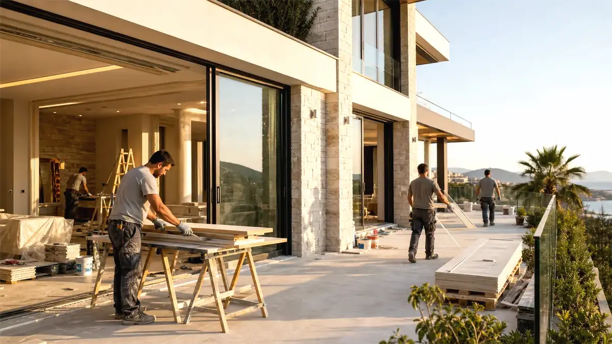İzmir Ödemiş Kurtuluş Villa Tadilatı