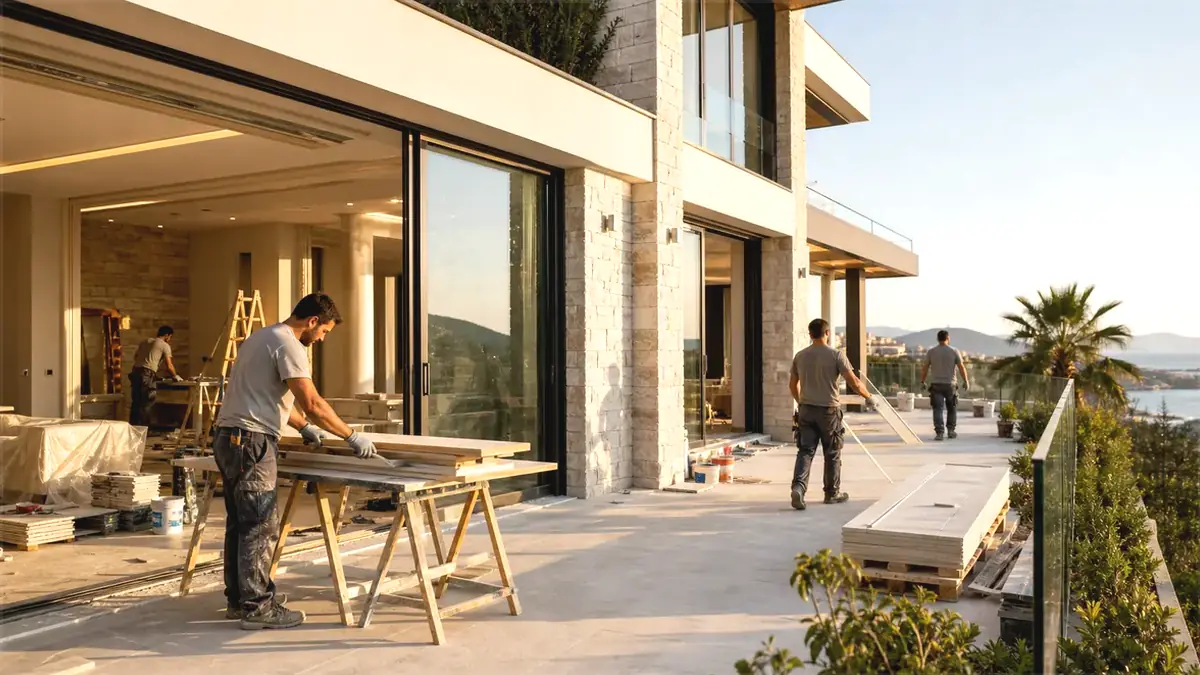 İzmir Ödemiş Müftü Villa Tadilatı