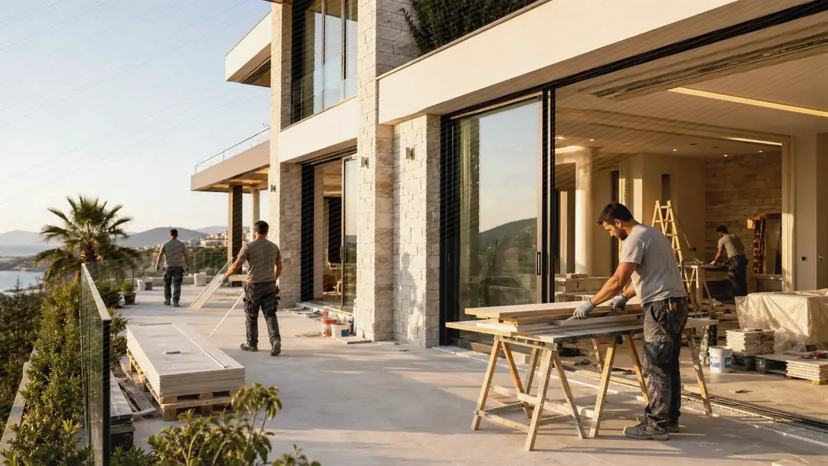 İzmir Ödemiş Yeşiltepe Villa Tadilatı