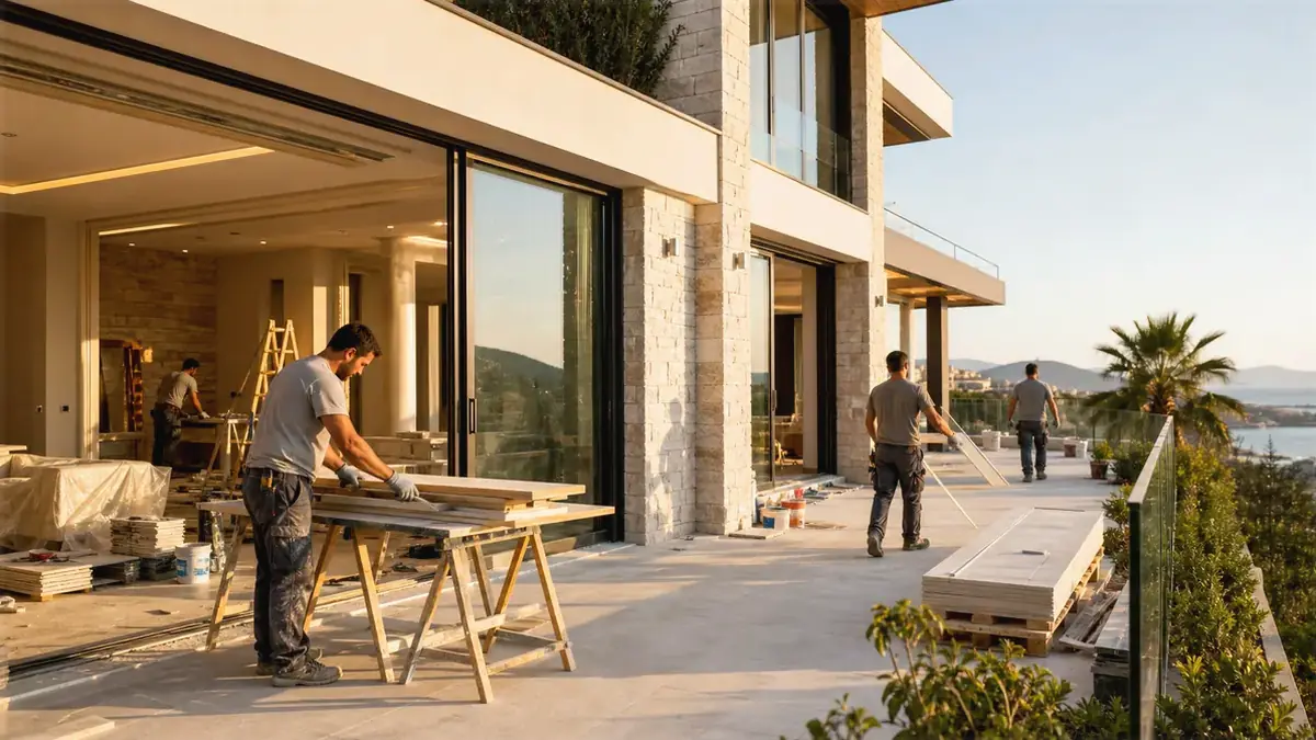İzmir Seferihisar Çamtepe Villa Tadilatı