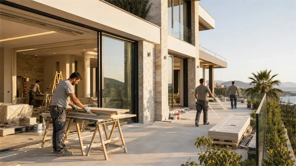 İzmir Seferihisar Çolak İbrahim Bey Villa Tadilatı