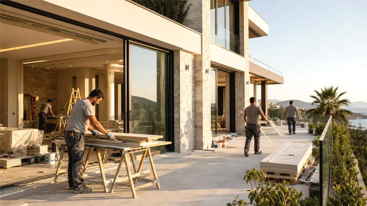 İzmir Seferihisar Payamlı Villa Tadilatı - Villa Tadilatı görseli