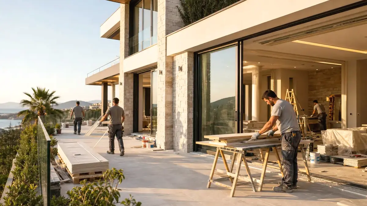 İzmir Seferihisar Turgut Villa Tadilatı - Villa Tadilatı görseli